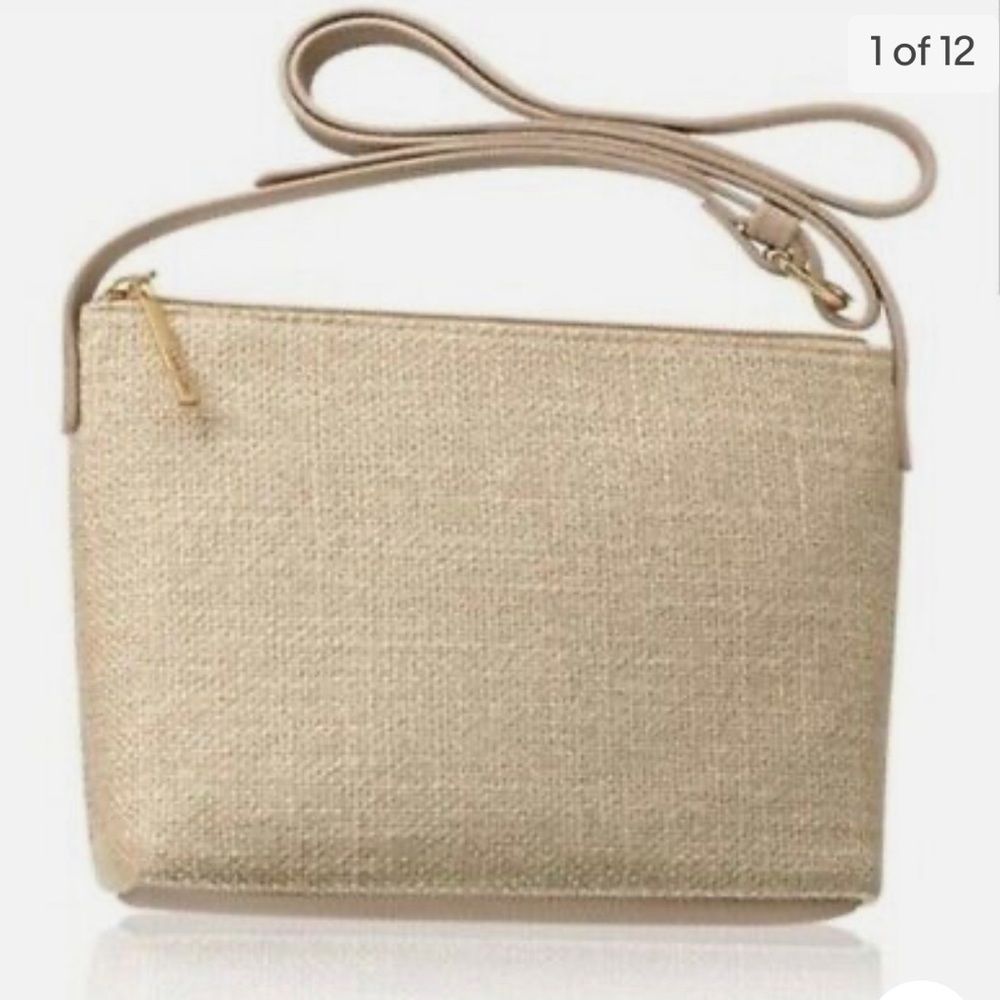 Lancôme Crossbody Beige Cosmetic Makeup Bag